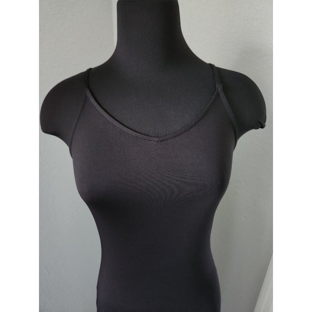 Absolutely Love It Maxi Black Dress Slim Spaghetti Straps Womens Size Small - Picture 2 of 10